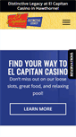 Mobile Screenshot of elcapcasino.com